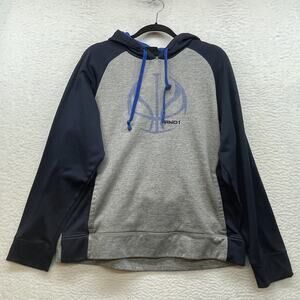 AND1 Hoodie Mens Large Basketball Pullover Sweatshirt Athletic Gym Basketball